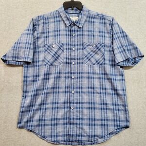 Orvis Shirt Mens XL Short Sleeve‎ Button Up Classic Collection Pockets Casual